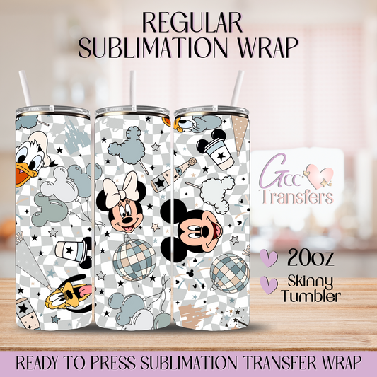 Mice New Year Eve - 20oz Regular Sublimation Wrap