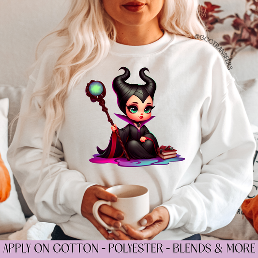 Baby Malicious Books  - Full Color DTF Transfer