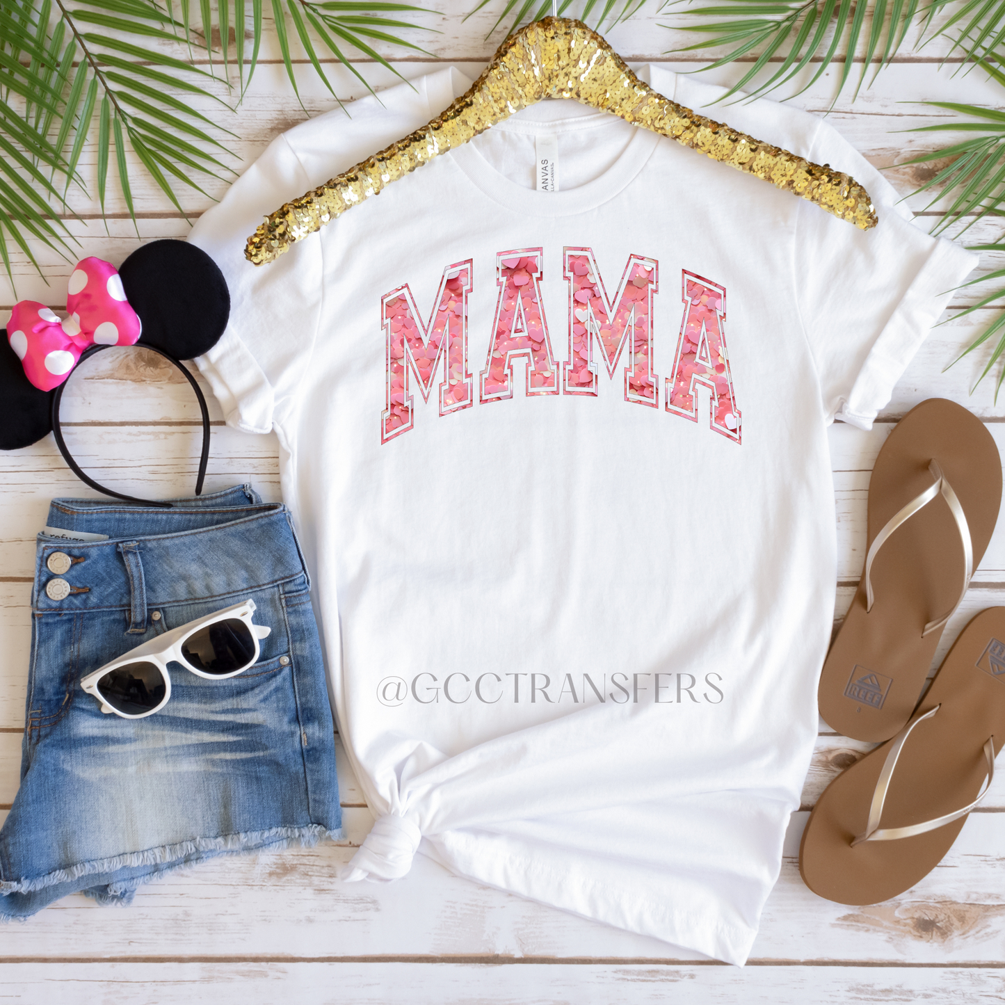 Mama Hearts Valentine - Full Color DTF Transfer