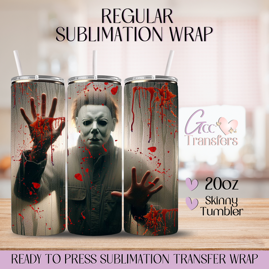 Michael Horror Killer Character - 20oz Regular Sublimation Wrap