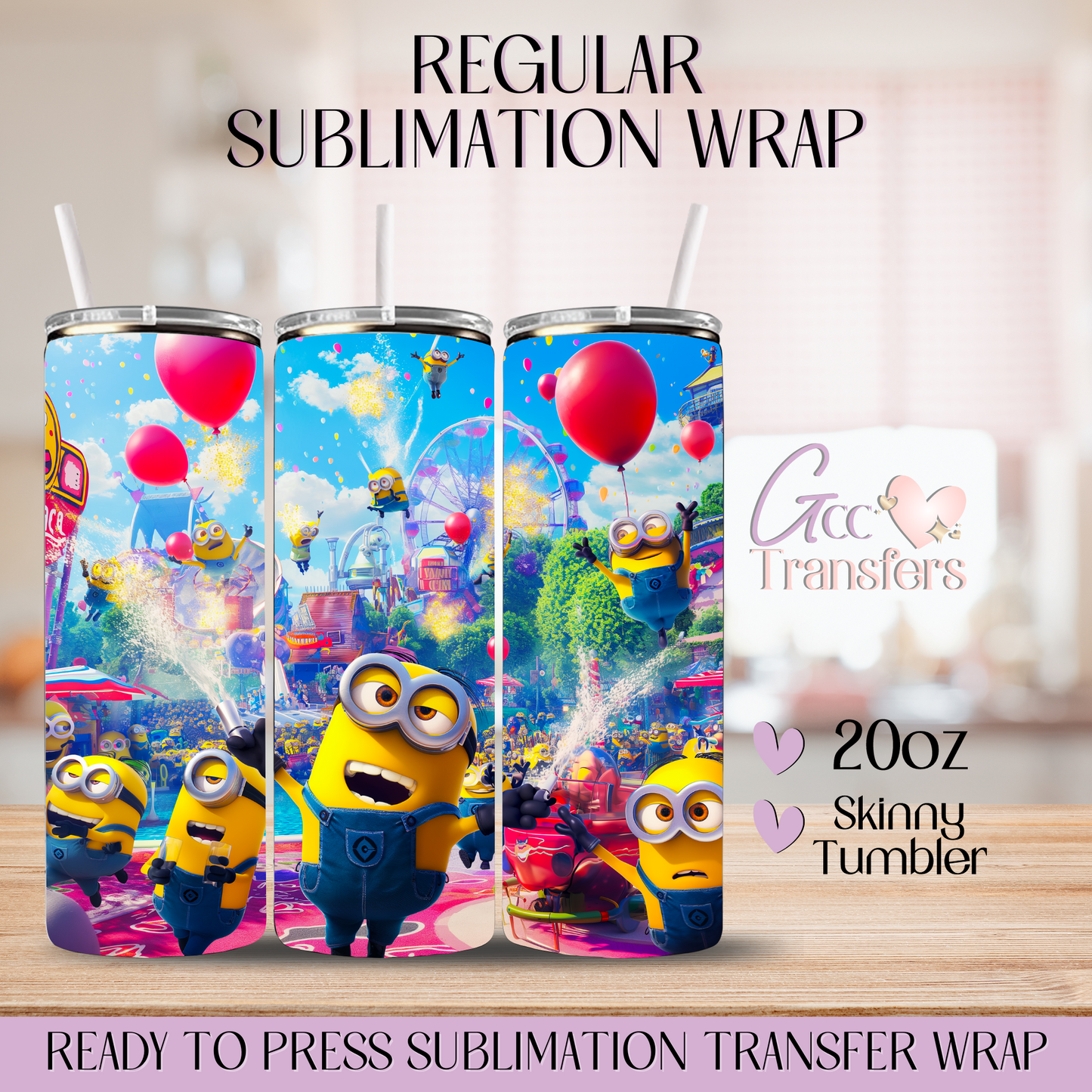 Banana Squad Troublemakers - 20oz Regular Sublimation Wrap