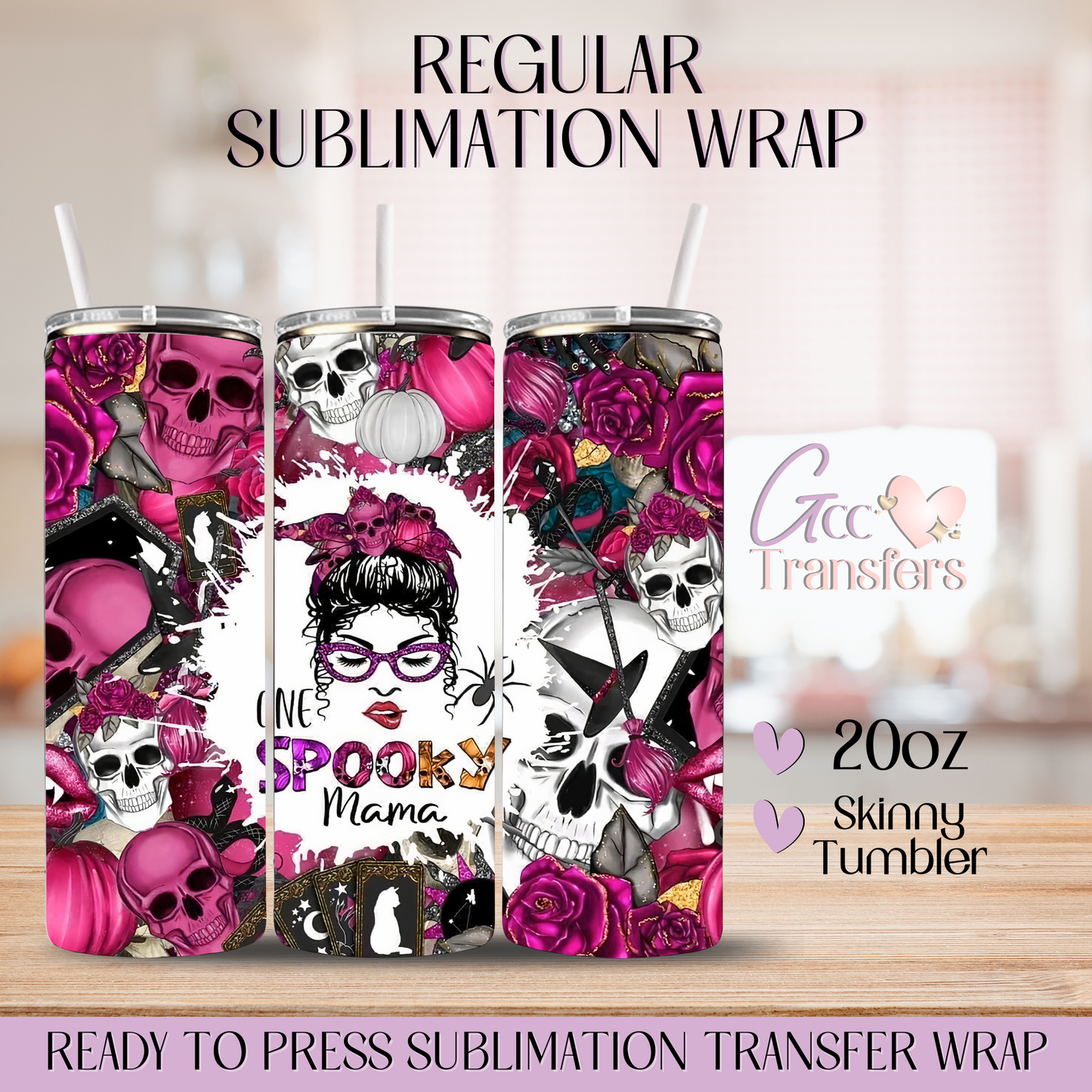 One Spooky Mama - 20oz Regular Sublimation Wrap