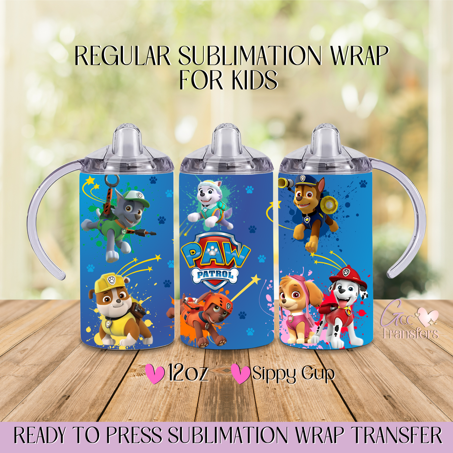 Puppies Patrol Crew - 12oz Regular Sublimation Wrap