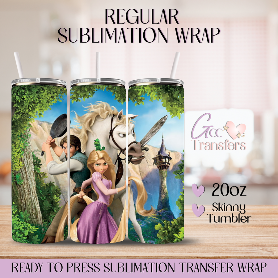 Tangle Duchess & Handsome Flynn - 20oz Regular Sublimation Wrap