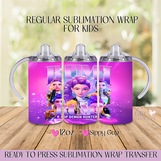 K-Pop Idol Singers - 12oz Regular Sublimation Wrap