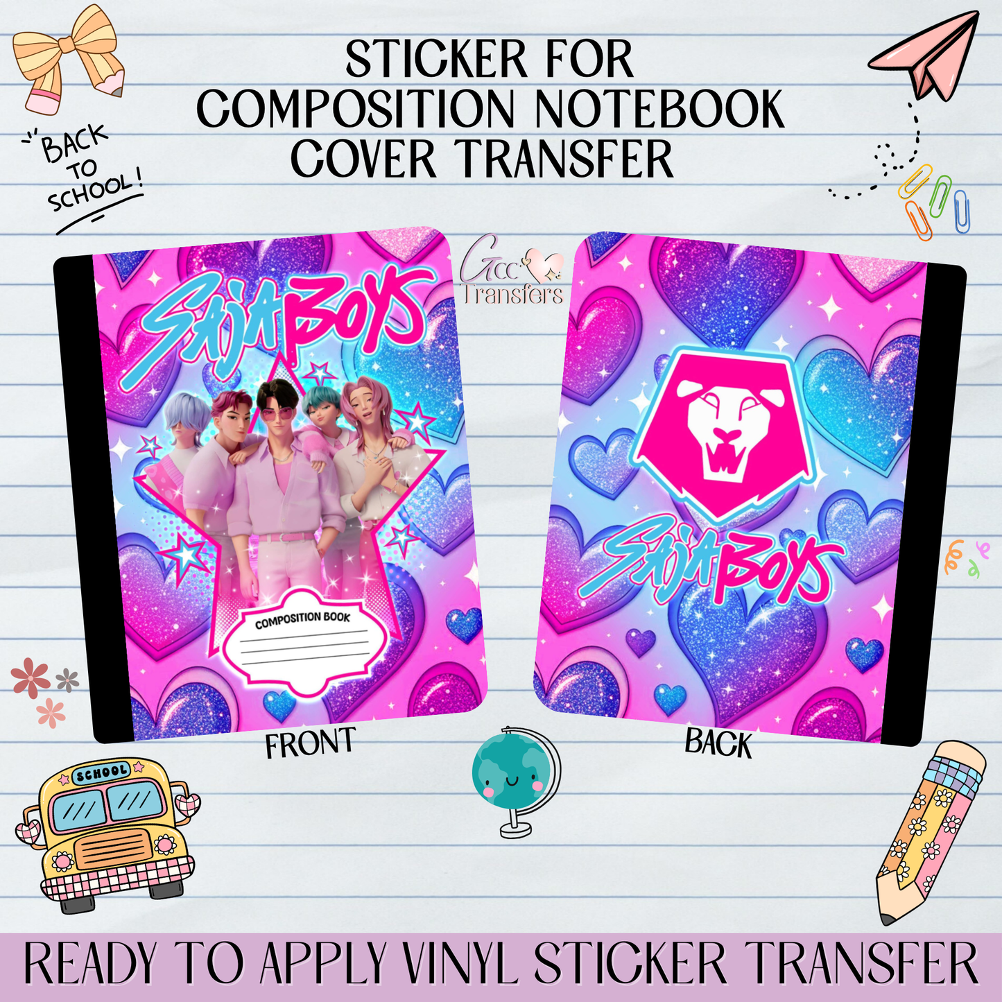 Saja Boys - Sticker for Notebook Cover