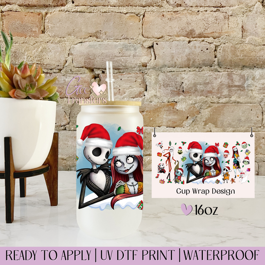 Love in the Shadows Christmas - 16oz UV DTF WRAP