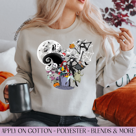 Nightmare Moon Halloween  - Full Color DTF Transfer