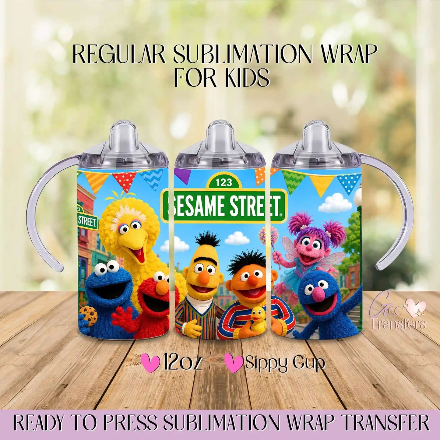 Street Characters - 12oz Regular Sublimation Wrap