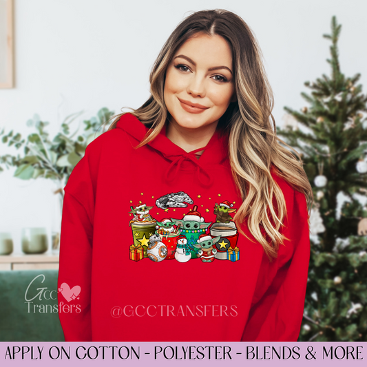 Space Iced Coffee - Full Color DTF Transfer