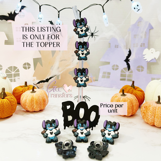 Blue Costume Alien Character ( (RTS) Straw Topper