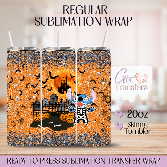 Halloween Horror Night Alien - 20oz Regular Sublimation Wrap