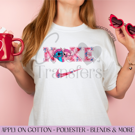 Valentine Cute Alien Heart - Full Color DTF Transfer