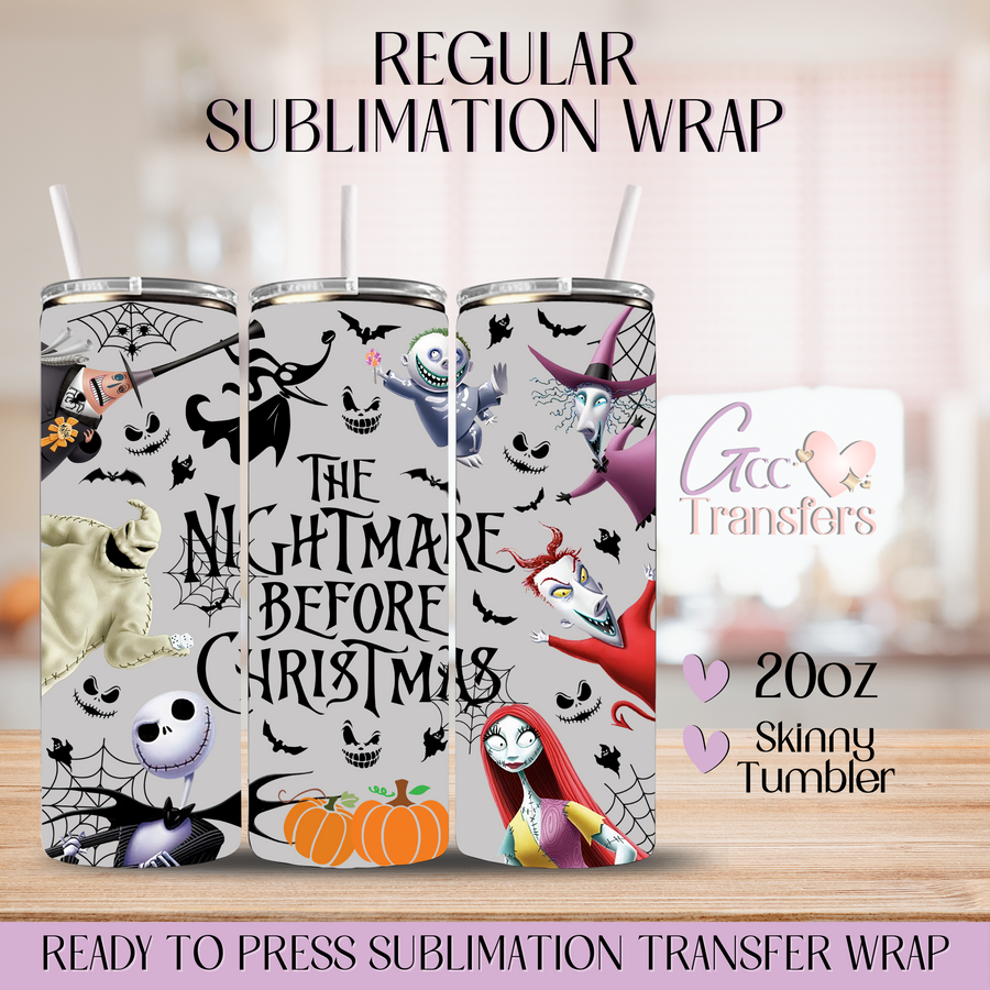 Love in the Shadows Spooky - 20oz Regular Sublimation Wrap