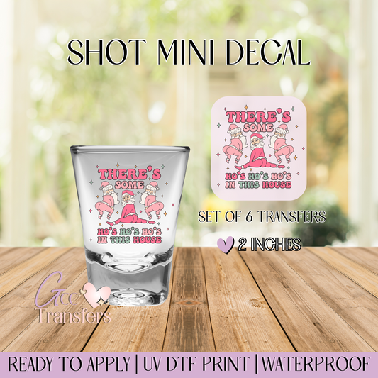 There's Some Ho's Ho's Ho's in this House - Set of 6 (Shot UV Decals)