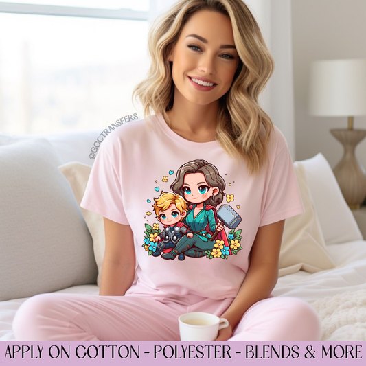 Stormbreaker Mama & Son - Full Color DTF Transfer