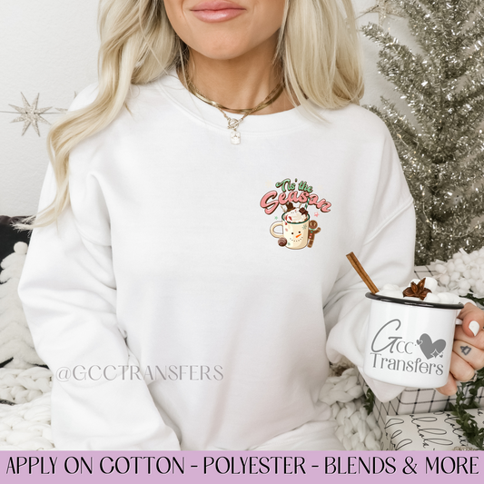 Tis' The Season (Pocket Size) - Full Color DTF Transfer