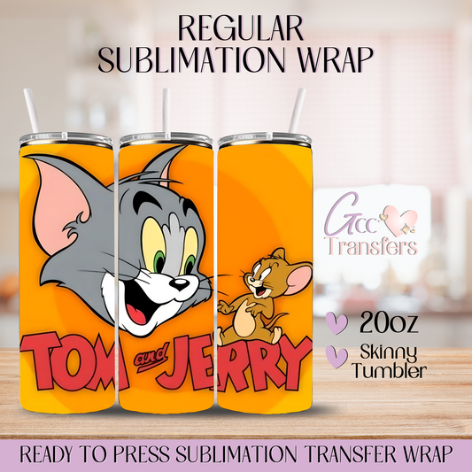Catch Me If You Can Characters - 20oz Regular Sublimation Wrap