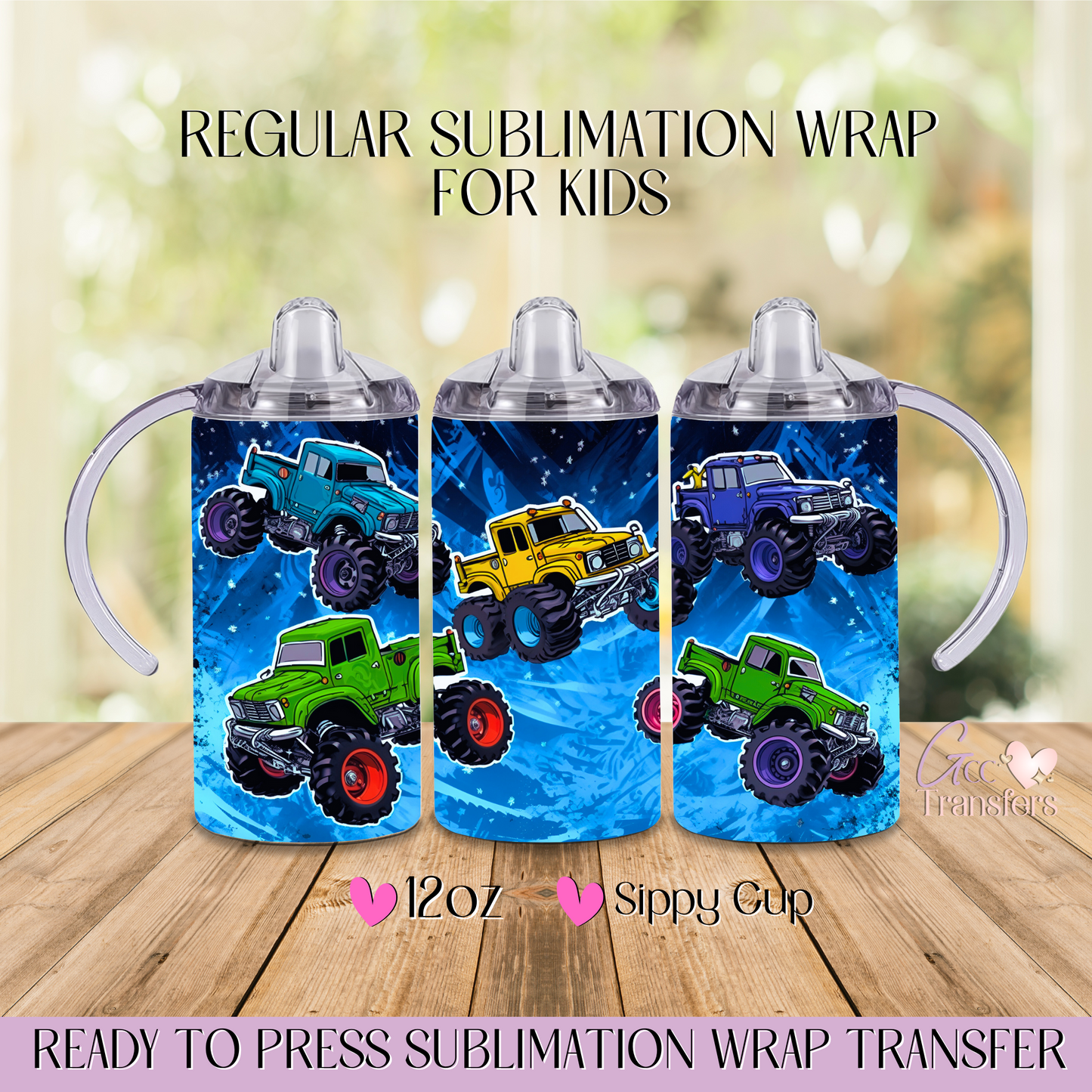 Color Trucks - 12oz Regular Sublimation Wrap