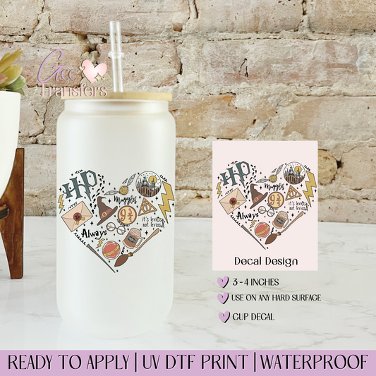 Enchanted Heart Magic School - Decal UVDTF