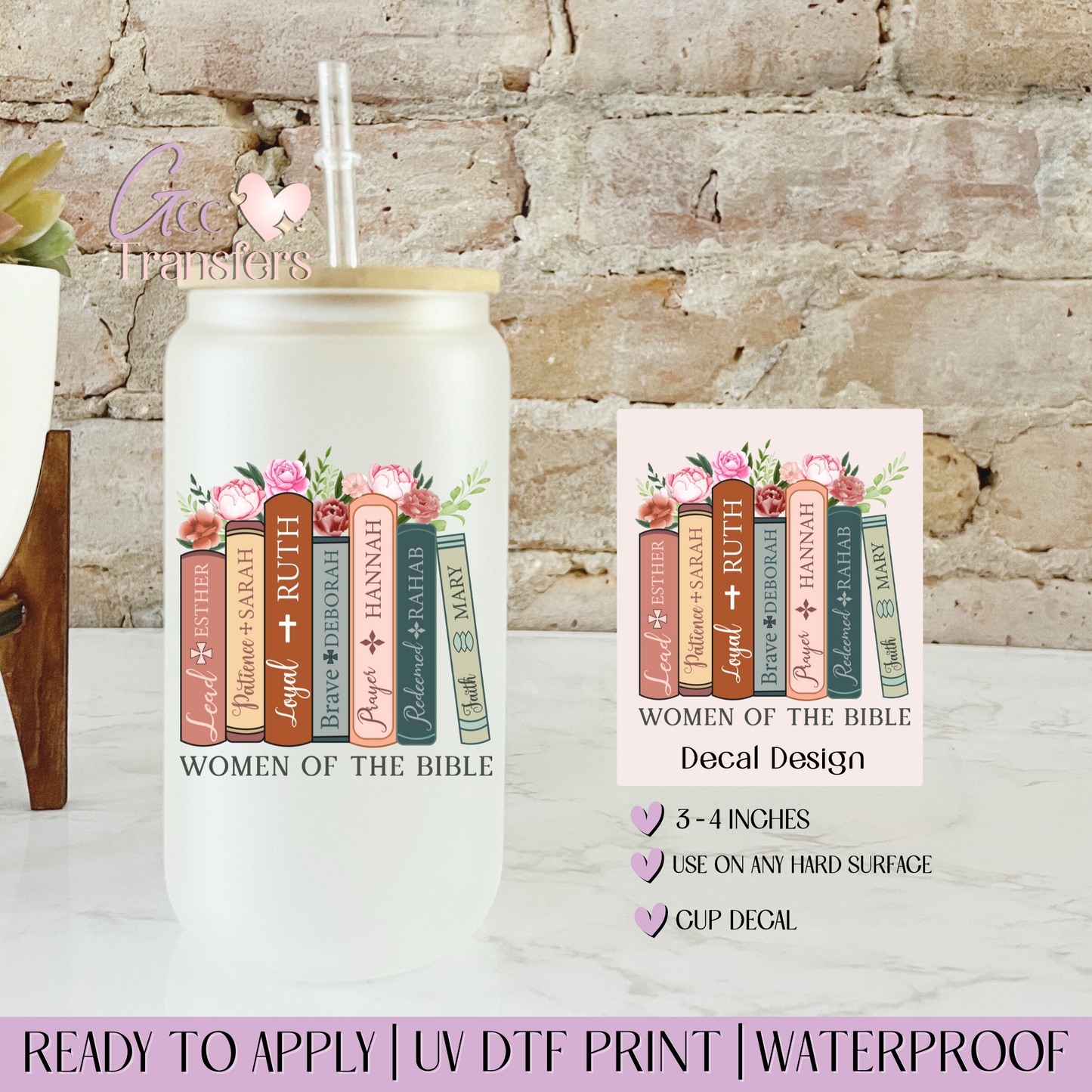 Women of The Bible  - Decal UVDTF