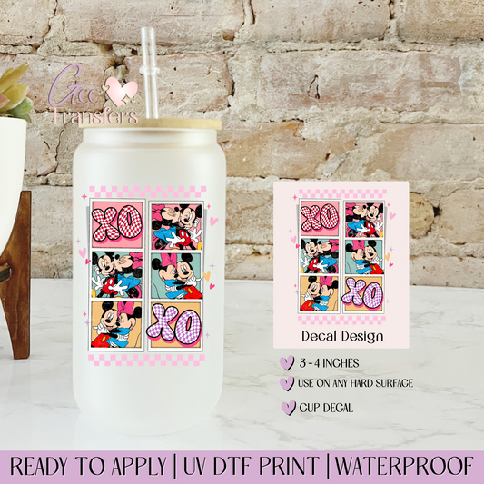 XoXo Cartoons Mice - Decal UVDTF