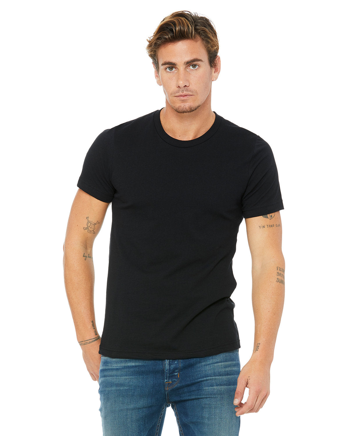 Black - 3001C Bella+Canvas Unisex Jersey