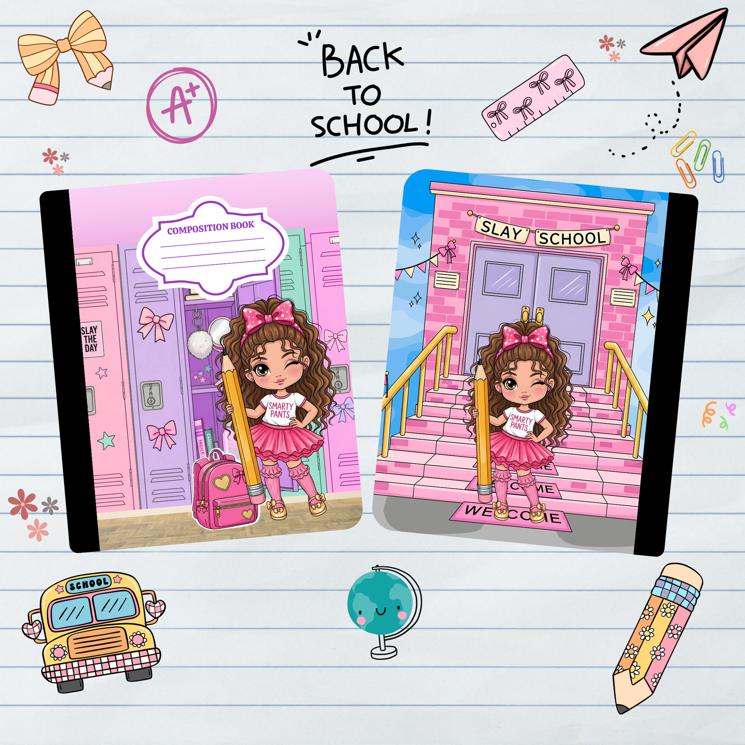 Sticker for Composition Notebook Transfer
