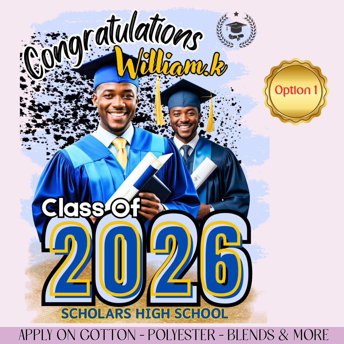 2026 Custom Graduation DTF Transfer