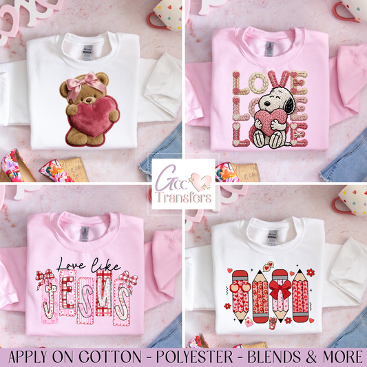Valentine # 4 - DTF Transfers Bundle
