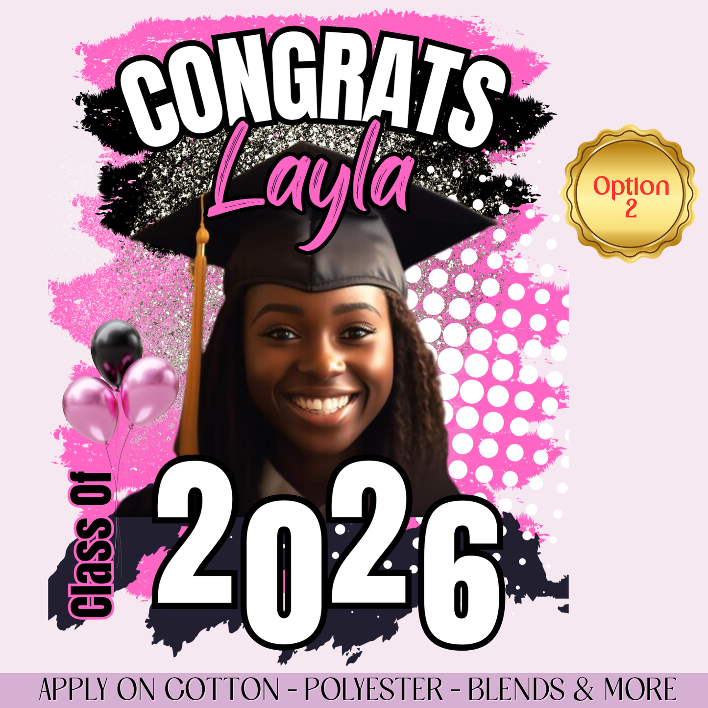 2026 Custom Graduation DTF Transfer