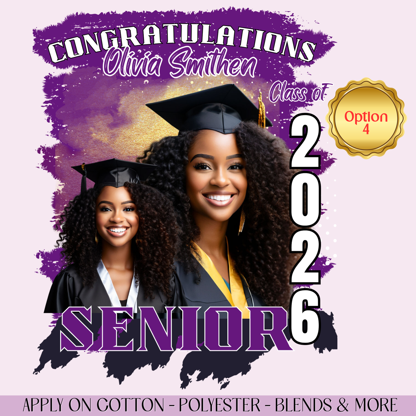 2026 Custom Graduation DTF Transfer