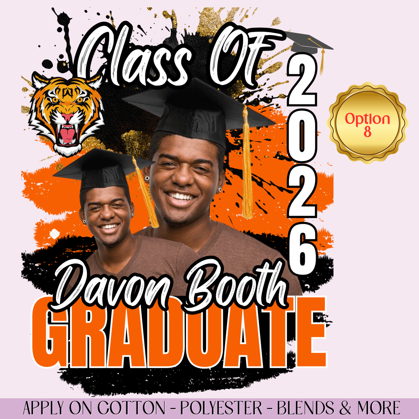 2026 Custom Graduation DTF Transfer