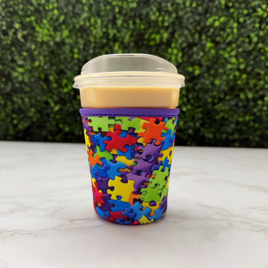 Autism Puzzle Pieces - Cup Sleeve