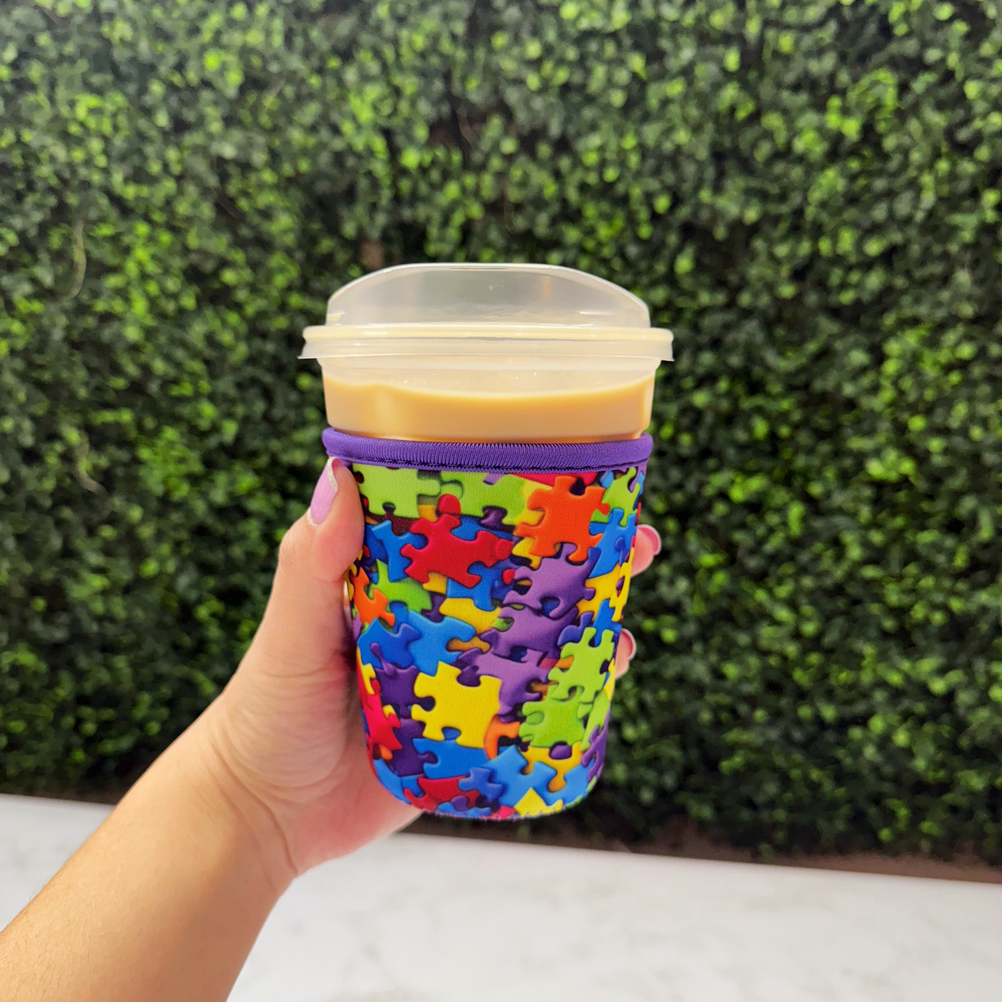 Autism Puzzle Pieces - Cup Sleeve