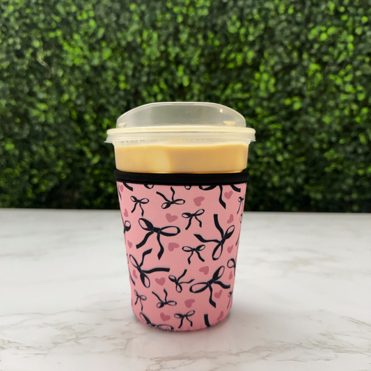Black Bow Coquette - Cup Sleeve