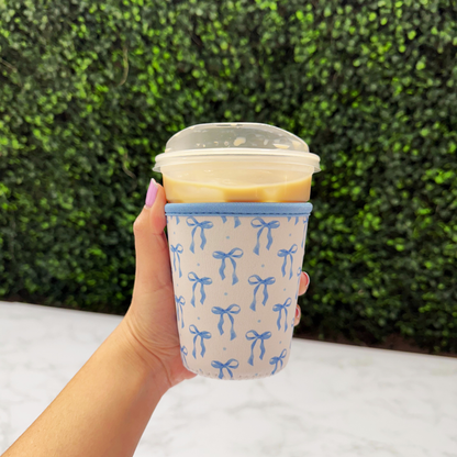 Blue Bow Coquette - Cup Sleeve