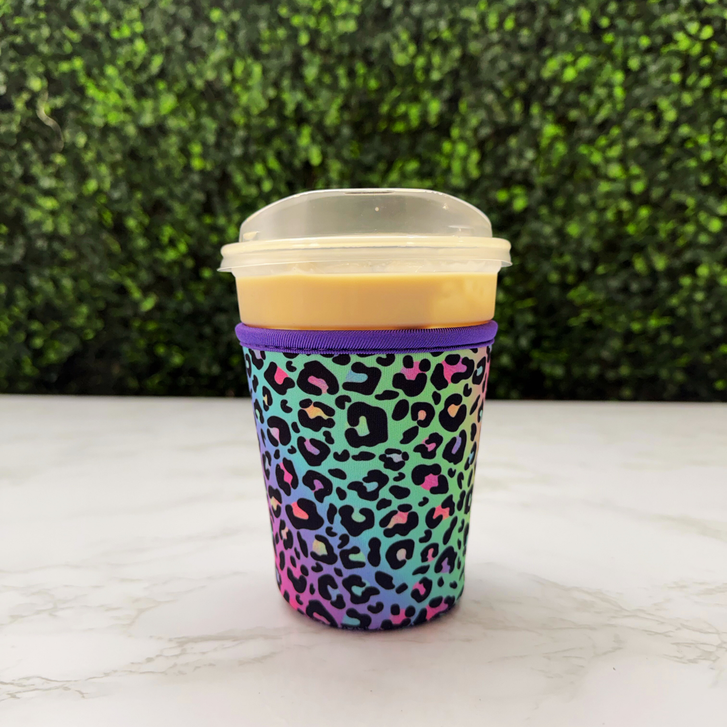 Colored Leopard Pattern - Cup Sleeve