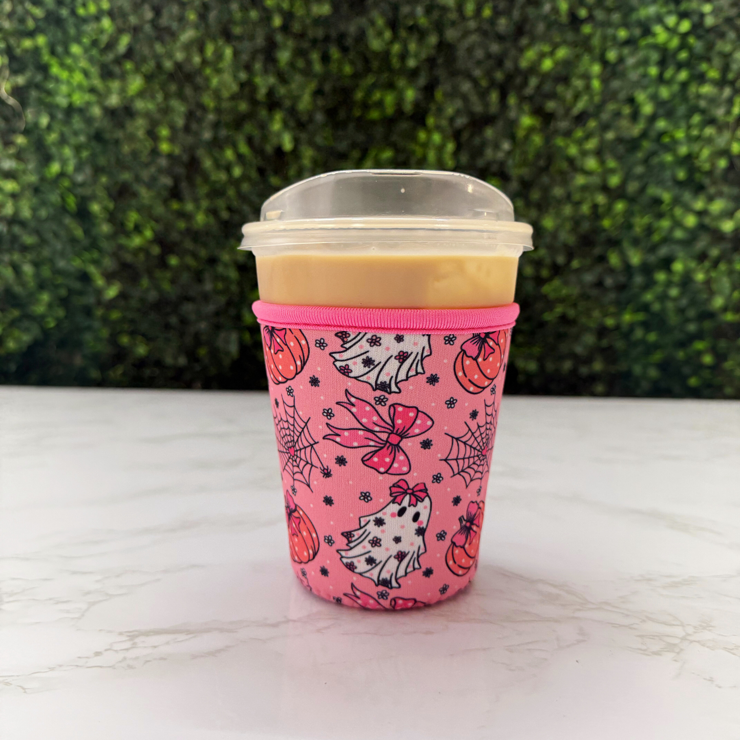 Cute Coquette Ghost Bow - Cup Sleeve