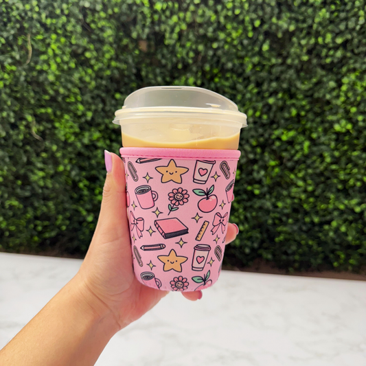 Girly Teacher School - Cup Sleeve