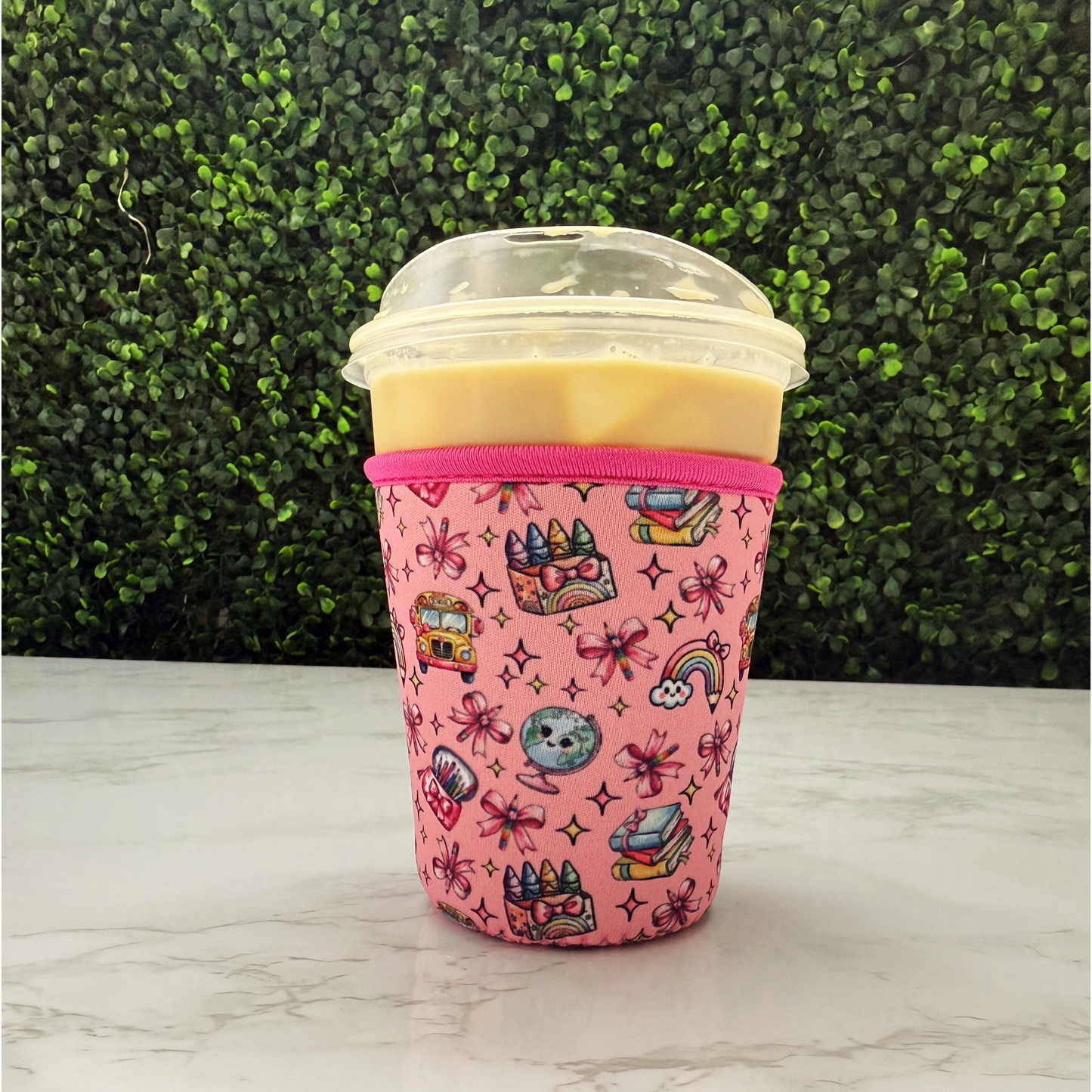 Teacher Coquette Bus Crayola - Cup Sleeve