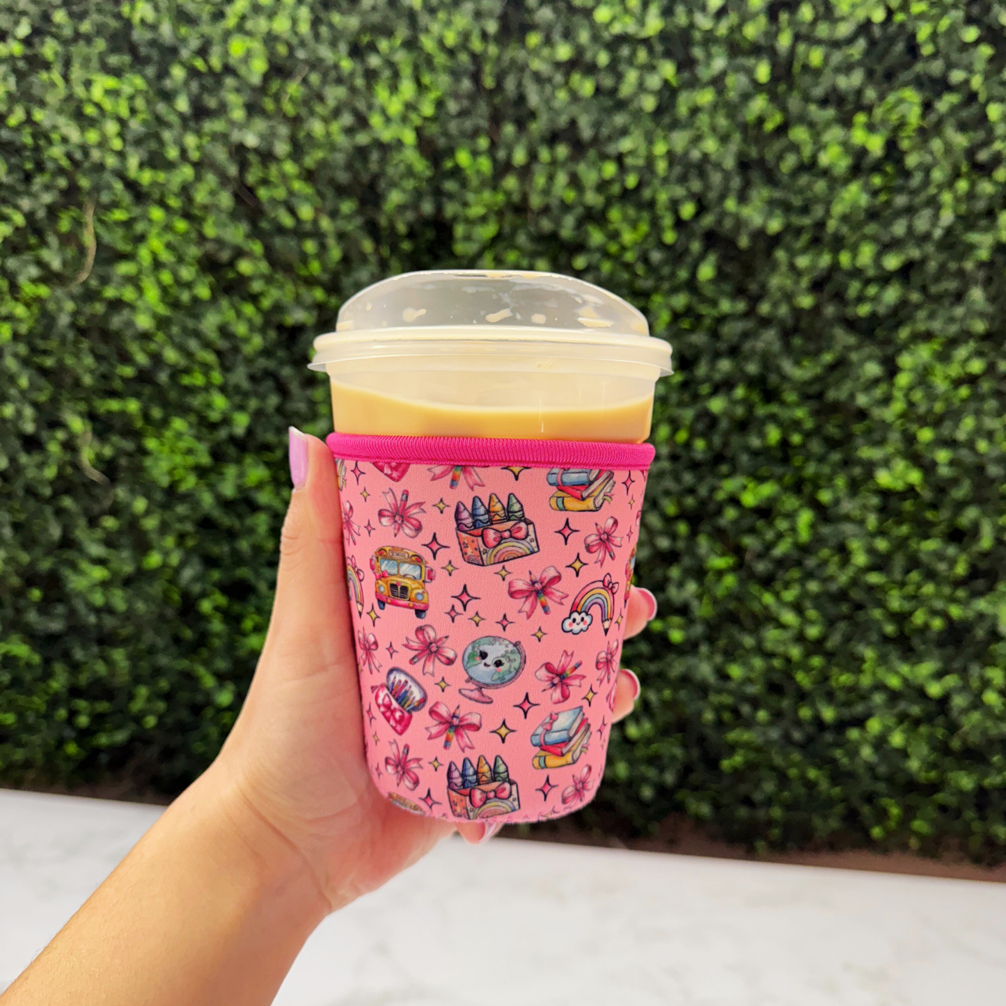 Teacher Coquette Bus Crayola - Cup Sleeve