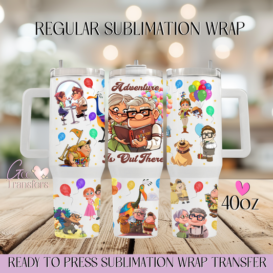 Adventures Out there  - 40oz Regular Sublimation Wrap