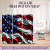 American Flag - 20oz Regular Sublimation Wrap