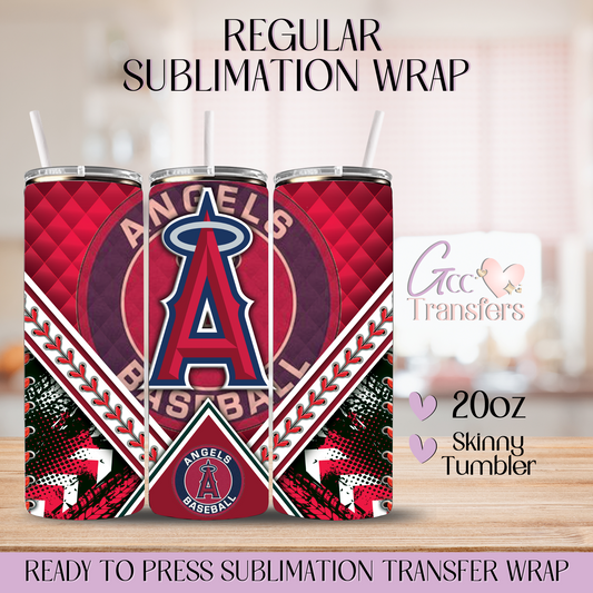 Baseball Angels - 20oz Regular Sublimation Wrap