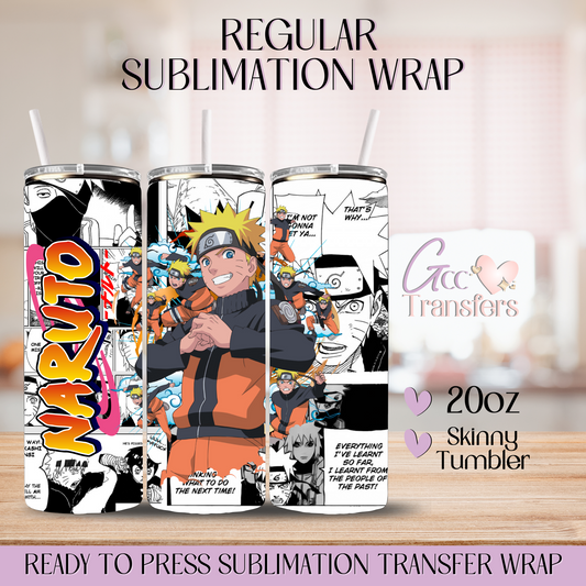 Anime Naruto  - 20oz Regular Sublimation Wrap