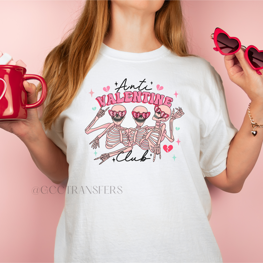 Anti Valentines Club - Full Color Transfer