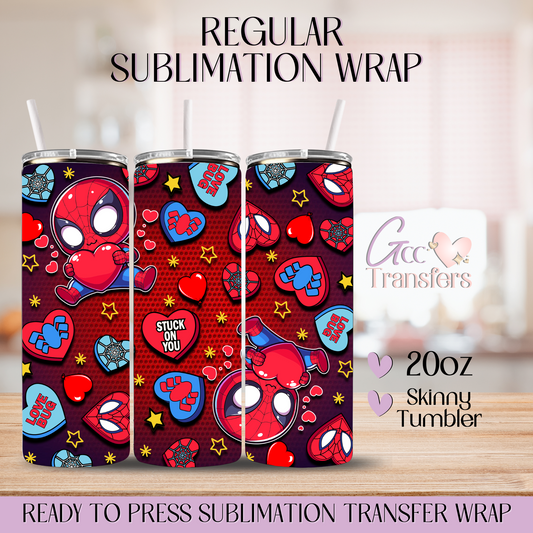 Baby Masked Web Warrior - 20oz Regular Sublimation Wrap