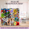 Puerto Rico Folklore Bad Bunny - 20oz Regular Sublimation Wrap