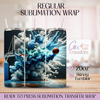 Basketball Clouds Court - 20oz Regular Sublimation Wrap